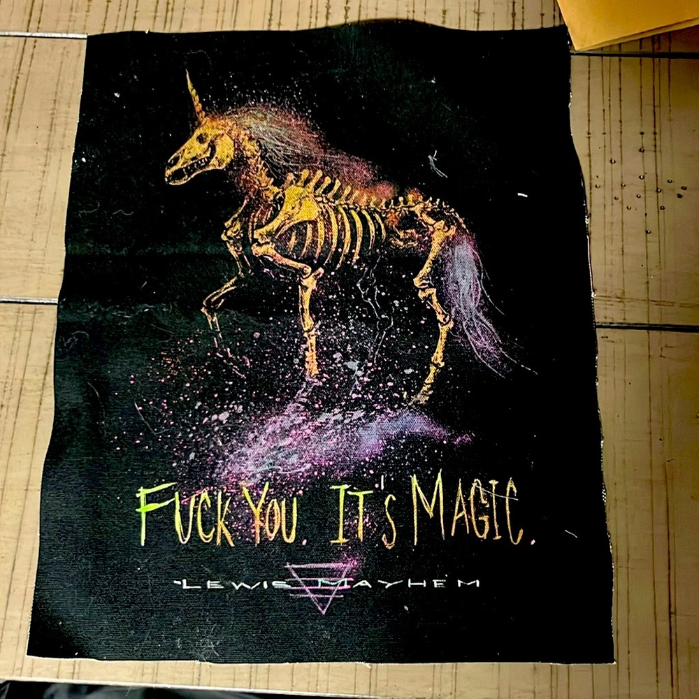 Large back patch